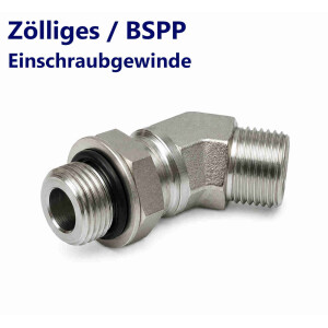 Inch/ BSPP threaded insert