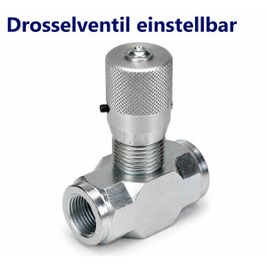 Drosselventil einstellbar