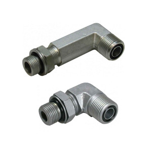 Adjustable angle screw-in fittings