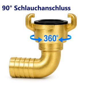 90° Hose connection