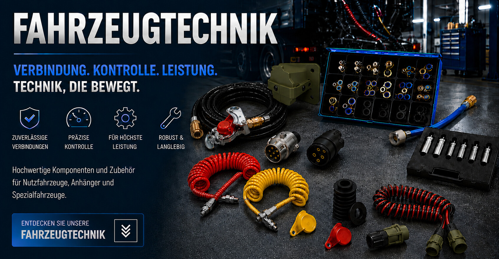 Fahrzeugtechnik Nato- Stecker und Steckdose 