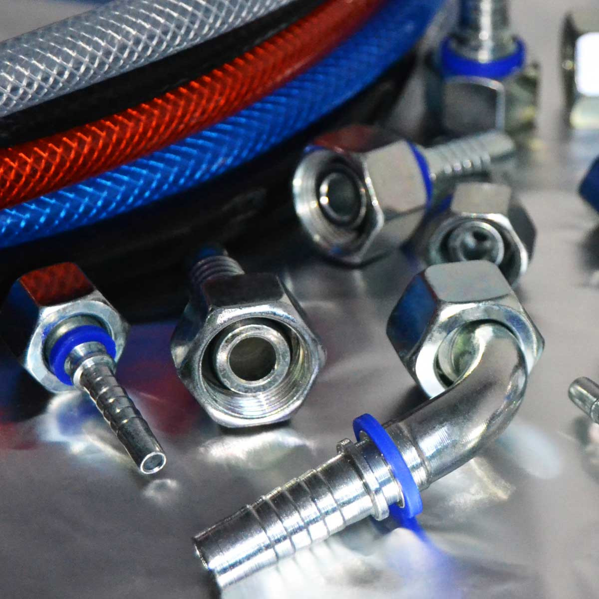 High-quality hose technology and hydraulic fittings for...