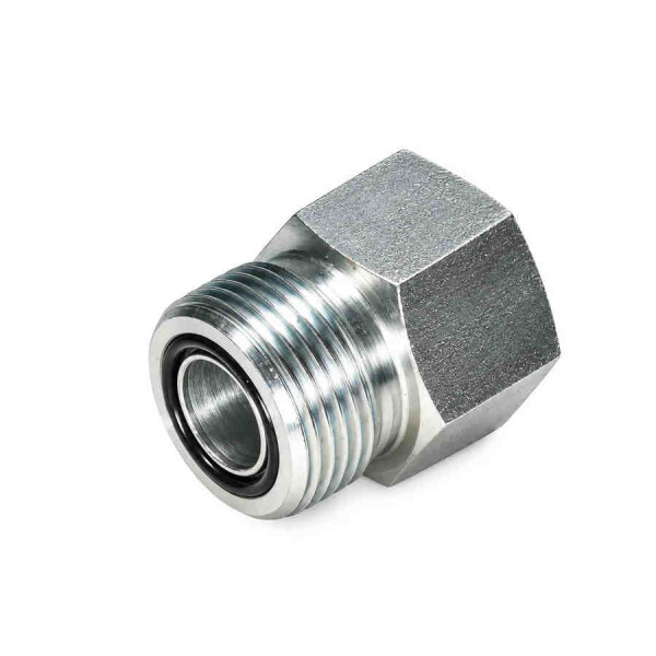 Anschweißstutzen ORFS für zölliges Rohr mit einem O-Ring in der Nut