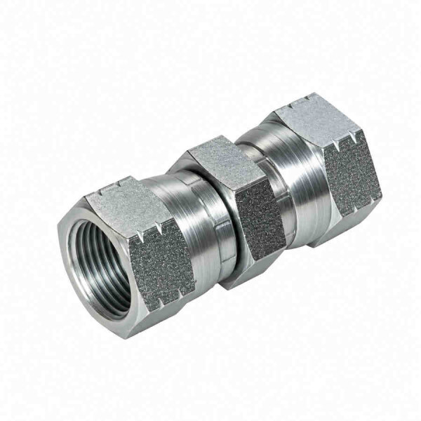 Gerader Verbinder mit UN/UNF Innengewinde vorne und hinten