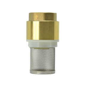 Fu&szlig;ventil/ Ansaugfilter mit integriertem R&uuml;ckschlagventil mit Innengewinde