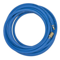 Druckluftschlauch blau mit Druckluftkupplung und Druckluft Stecker L&auml;nge w&auml;hlbar