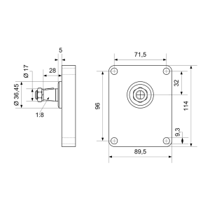 ZRP1F BG2 4cm³/U IGR3/8" IGR3/8" 1:8