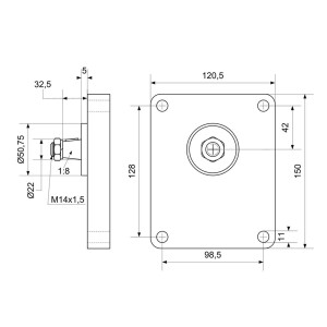 ZRP1F BG3 24cm³/U M6/M6 1:8