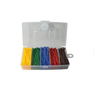 5er Set Kabelbinder 2,5x100mm 500 Stück Farbe nach Wahl Sortimentbox