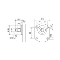 CASE Doppelzahnradpumpe BG2 11cm³/U+8cm³/U linksdrehend aus Aluminium