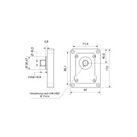 Lamborghini Außenzahnradpumpe BG2 16cm³/U rechtsdrehend