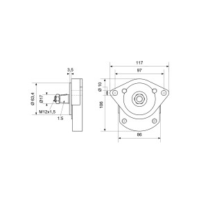 RAZRP BG2 14cm³/U – 3000 U/min li