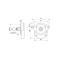 RAZRP BG2 14cm³/U – 3000 U/min li