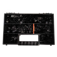 schwarzes Chassie Kabelschellen Set als 250 tlg.