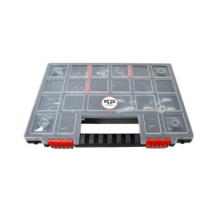 Rohrschellen Set gummiert im Koffer als 89 teiliges Set...