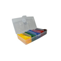 5er Set Kabelbinder farbig 100mm x 2,5mm 500 Stück Sortiment box