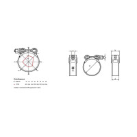 Gelenkbolzenschellen W1 Spannbereich 17mm- 35mm Set 43 tlg. im Sortimentskoffer
