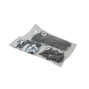 schwarzes 200 teiliges schraubsockel kabelbinder und...