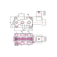 6/2-Wegeventil MSP 50l 2DVS6 IGR1/2" 12V