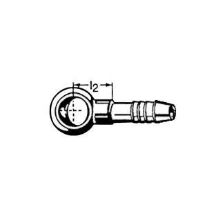 Niederdruck Ringnipel technische Zeichnung mit den abmaßen l2