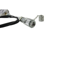 Hydraulic pressure tester with diagnostic coupling, 2m measuring hose and 600 bar pressure gauge