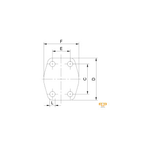 SAE-Abschlussplatte SFL 3000 PSI