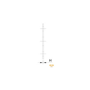 SAE Zwischenplatte mit Durchgangsbohrung SZP-SFS 6000 PSI - 9000 PSI