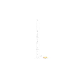 SAE Zwischenplatte mit O-Ringnut SFS 6000 PSI-9000 PSI