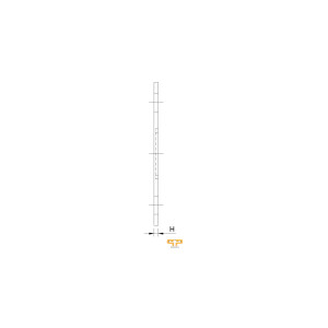 SAE Abschlussplatte mit O-Ringnut SFL 3000 PSI