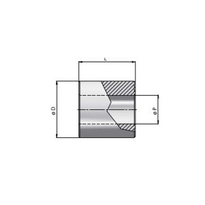 Hydraulikzylinder Buchse ohne Schmiernippelbohrung