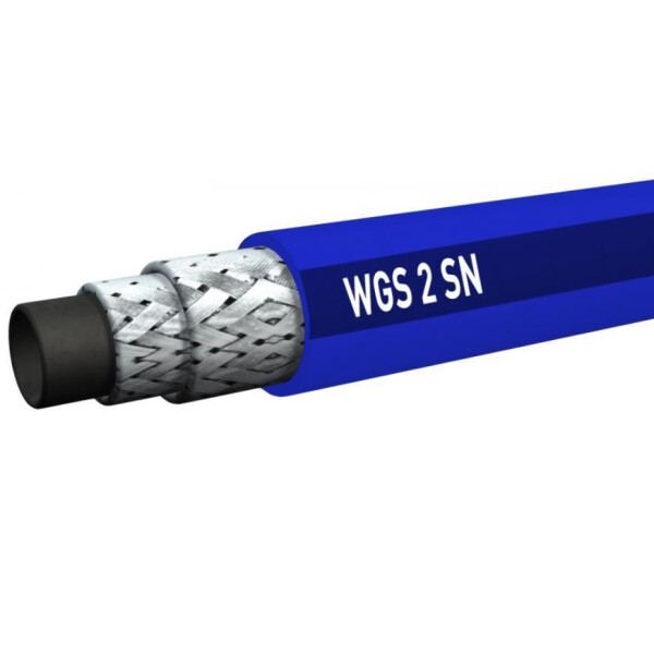 2SN Waschgeräteschlauch blau Seele Synthesekautschuk WGS 2SN blau
