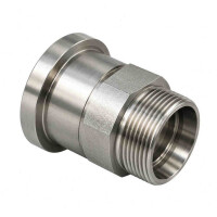 SAE Flanschverschraubung gerade für 3000PSI in der Ausführung metrisch schwer wird mit dem Außengewinde zur rechten Seite Horizontal abgebildet