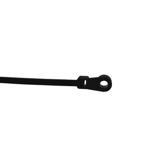 Kabelbinder mit Befestigungöse 150mm x 3,6mm schwarz