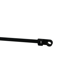 Kabelbinder mit Befestigungöse 300mm x 4,8mm schwarz