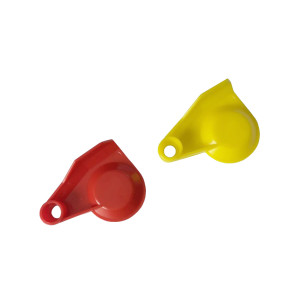 Rot / Gelb Ersatzkappen für Kupplungsköpfe
