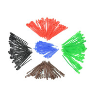 Blitzbinder in fünf Farben zusehen rot grün braun schwarz blau