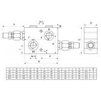 DDBV-IG3/8" 35l/min 5-50bar AL