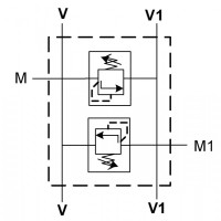 DDBV-IG3/8" 35l/min 5-50bar AL