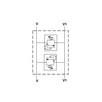 DDBV-IG3/8" 35l/min 100-350bar AL