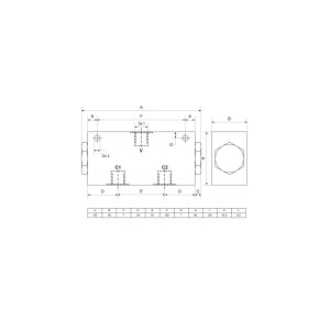 KMT-IG3/8" 13-23 l/min 210 bar AL