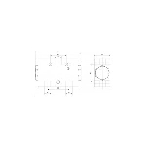 KMT-IG3/8"-3/8" 20-32 l/min 250 bar ST