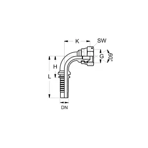 PN12 90° DKM24x1,5