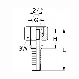 PN25 DKF M45x1,5