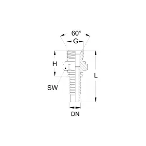 Pressnippel gerade AG BSPP